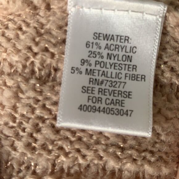 Elle XL open front blush sweater - Picture 5 of 7
